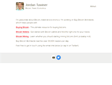 Tablet Screenshot of jordantuwiner.com